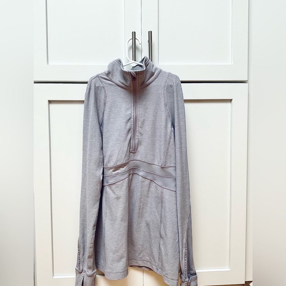 Lulu lemon Grey Half Zip Jacket